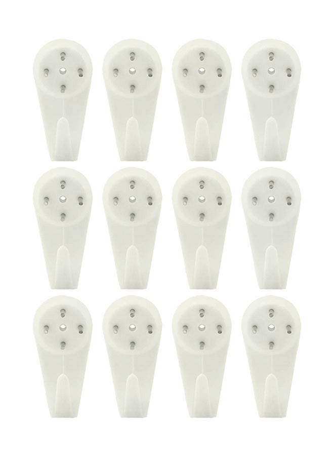 MARGOUN 12 Pack For Concrete Wall Hanging Hooks with Invisible Nails Small - Image 2