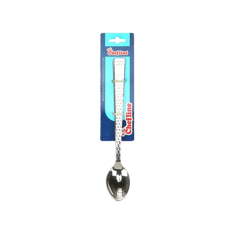 Chefline Hammered Stainless Steel Pickle Spoon