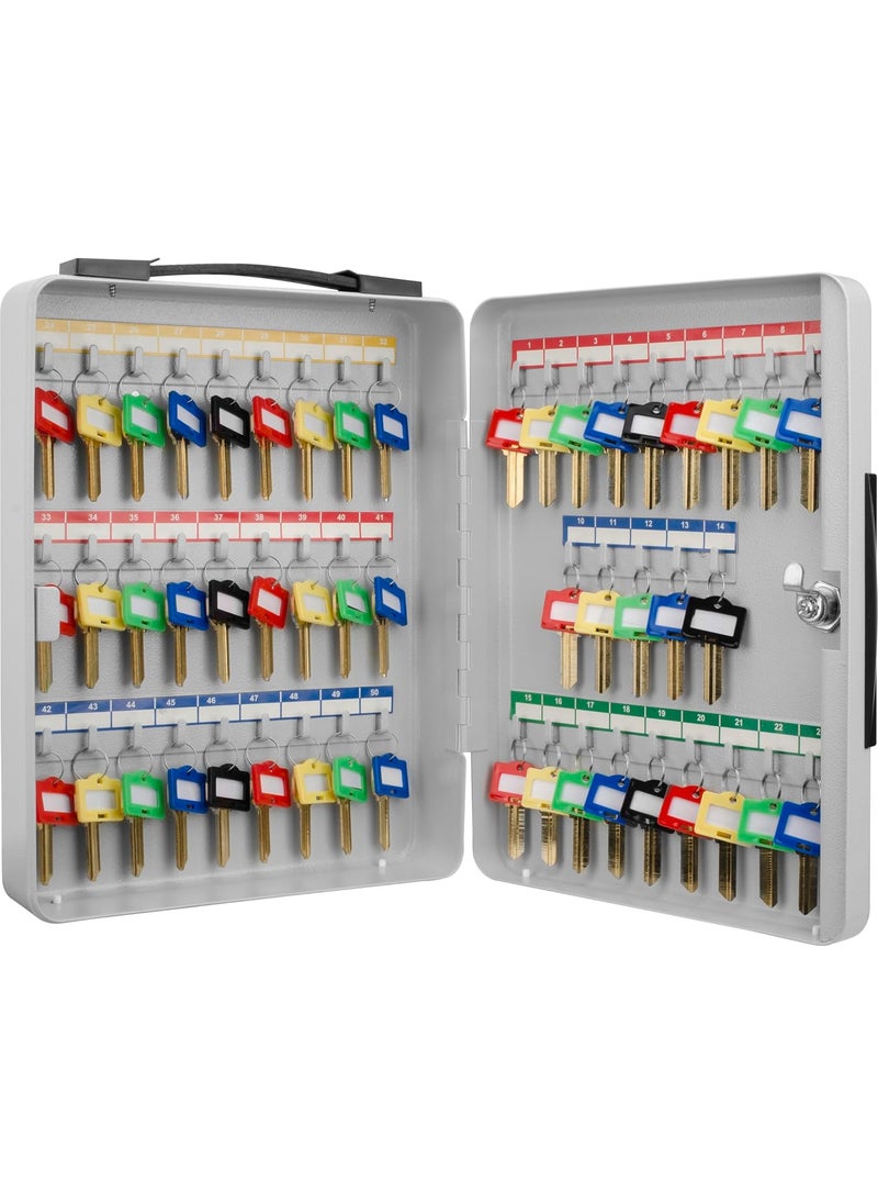 BARSKA - Barska Key Lock Key Cabinet Lock Box with Numbered Hooks and Tags  50 POSITION  PORTABLE - Image 1