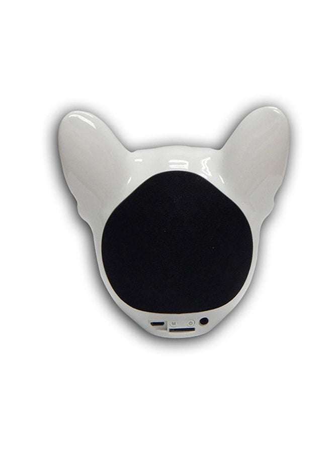 NIBEMINENT Wireless Bulldog Speaker White/Black  - Image 4