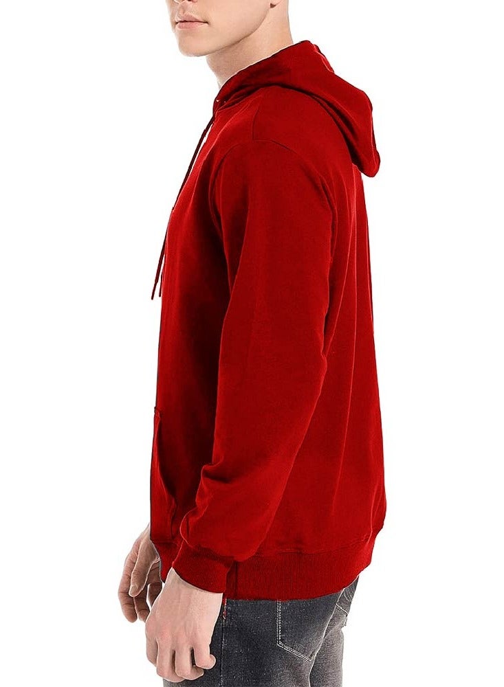 Men's Online Gaming Hoodie - Soft Cotton Pullover with Gaming-Themed Design - Long Sleeve with Drawstring and Kangaroo Pockets - Perfect for Travel, Gamers - Image 2