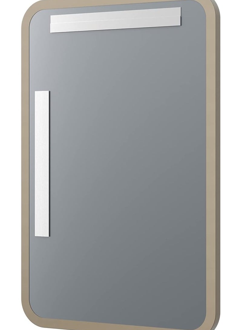 سبيس مرآة حائط حمام مستطيلة بدون إطار مقاس 30 × 40 بوصة من Better Bevel | حافة مصقولة - Image 2