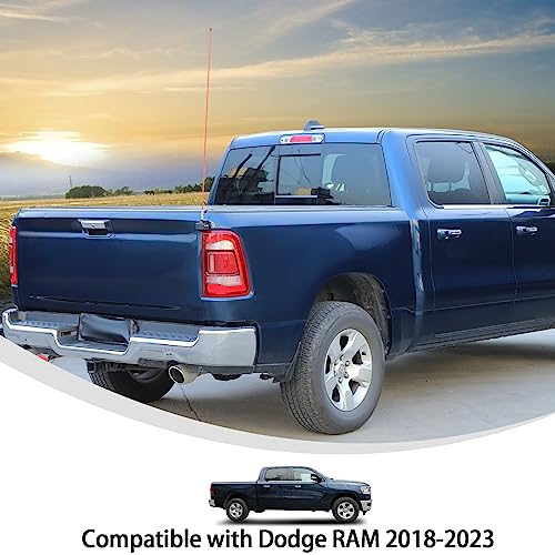 Linskip Heavy Duty CB Antenna Mast Mount Compatible with 2018-2023 Dodge RAM, Tailgate CB & Whip Bracket for RAM Exterior Accessories(Passenger Side) - Image 3