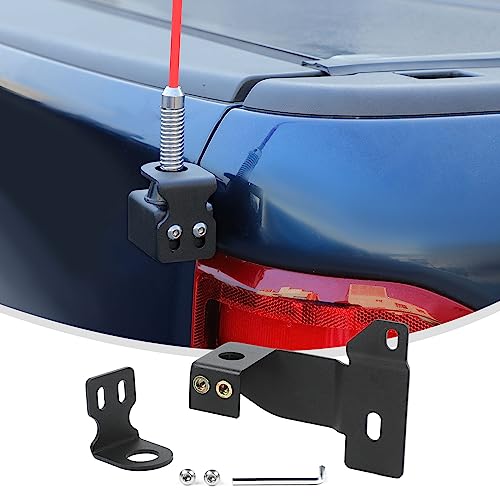 Linskip Heavy Duty CB Antenna Mast Mount Compatible with 2018-2023 Dodge RAM, Tailgate CB & Whip Bracket for RAM Exterior Accessories(Passenger Side) - Image 1