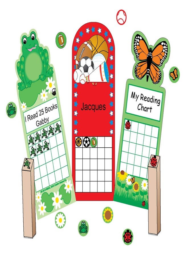 SHAPES ETC. 24 Pcs Frog Personal Incentive Chart 2.75in x 7.5in Encourage Positive Reinforcement Goal Chore Homework Reading Tracker Classroom Assignments Responsibility USA Made - Image 3