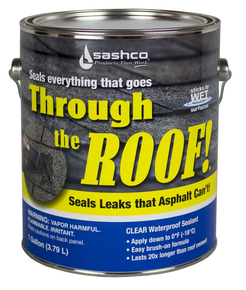 Sashco 14004 Gallon Clear Roof Sealant - Image 4