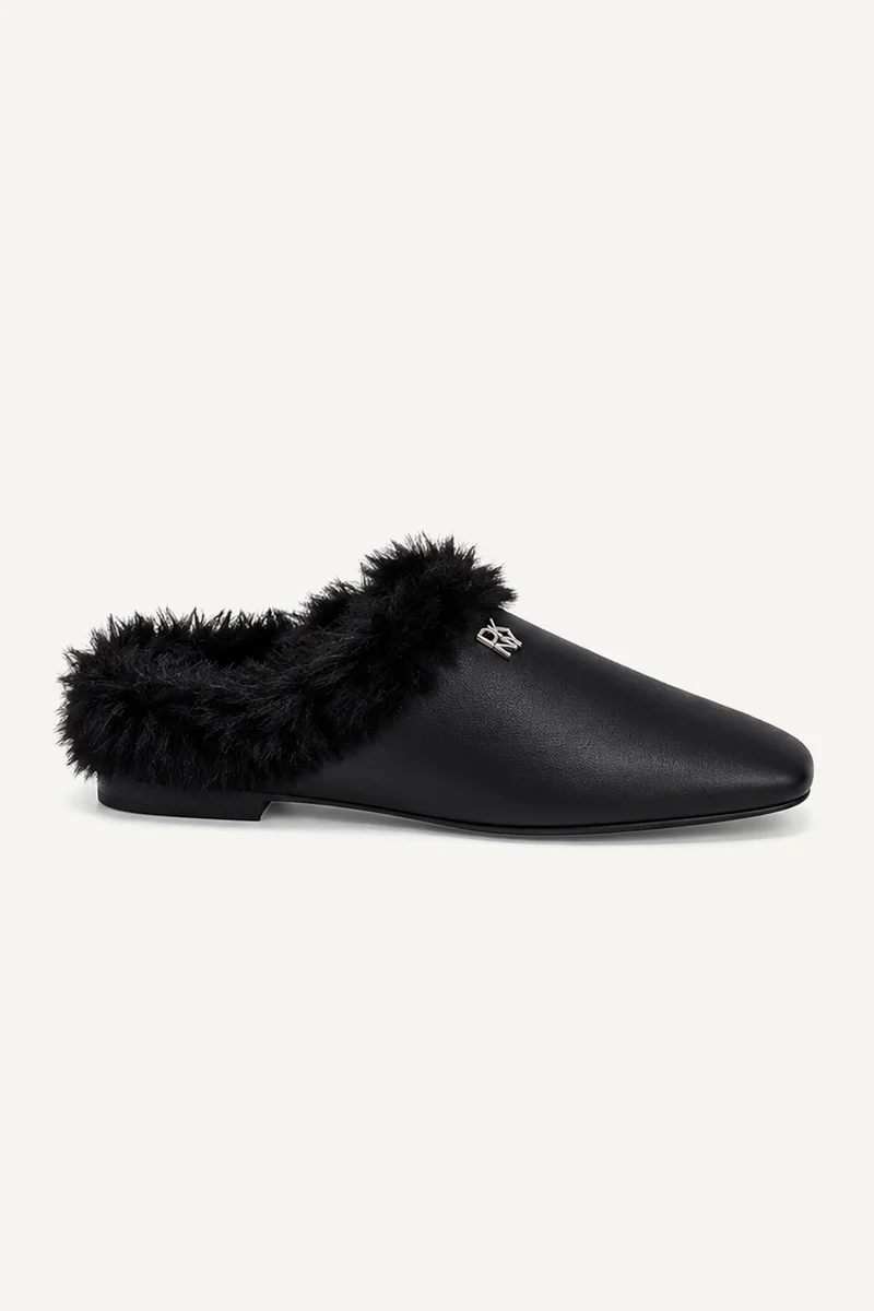 DKNY  DELMAR MULE FUR WIDE for Women | Best Price UAE