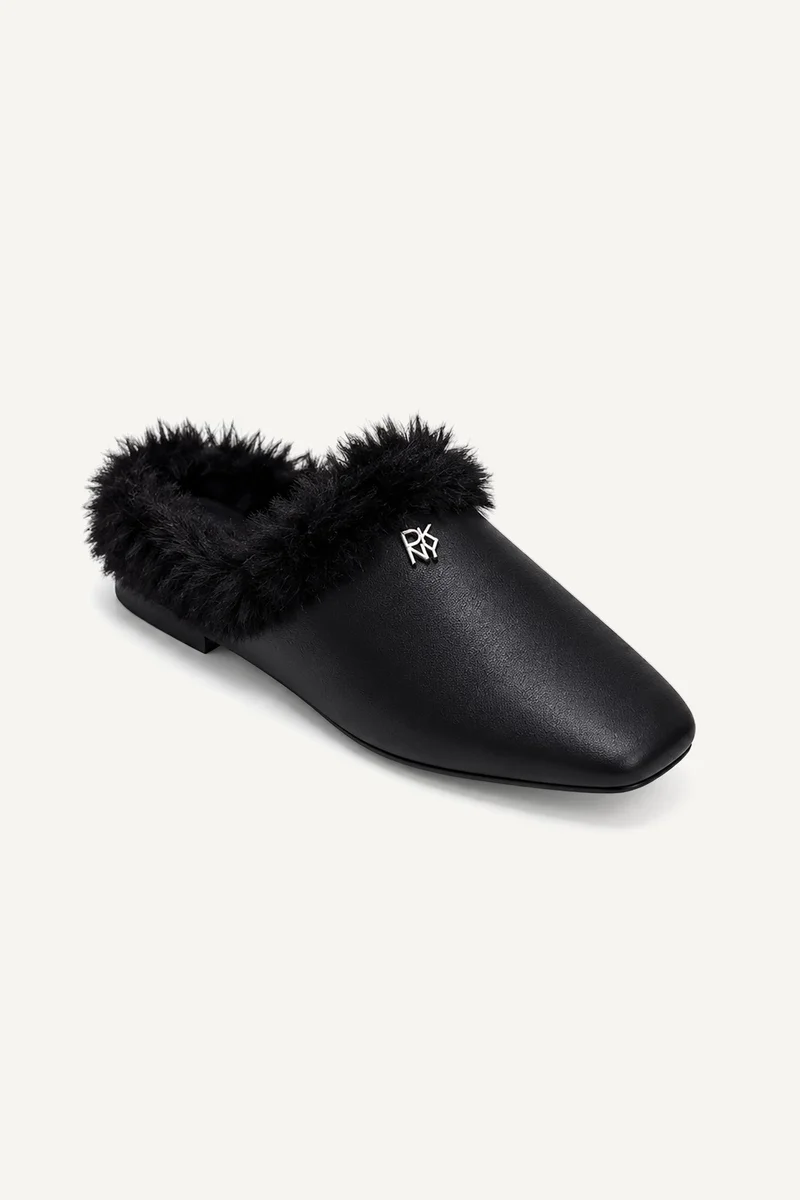 DELMAR MULE FUR WIDE