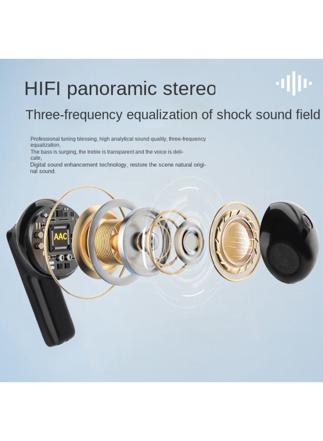 Neutral Bluetooth Earbuds Wireless Noise Cancelling Long-wearing Pain-free In-ear Wireless Stereo Dual Private Mold Customization - Image 2