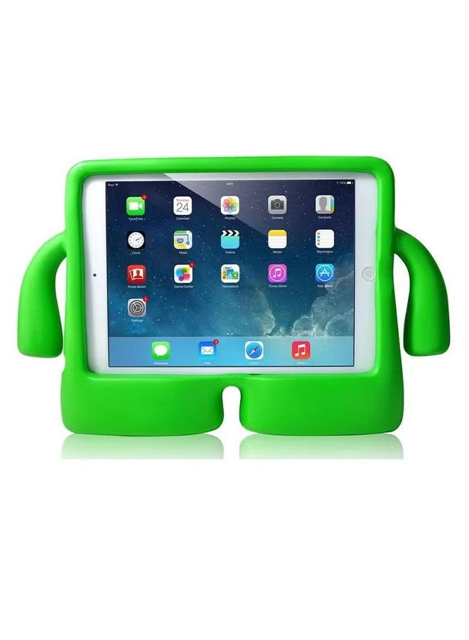 Kids Shock‑Proof EVA Case with Handle & Stand for iPad Pro 11 Inch Bright Durable Cover(Green)