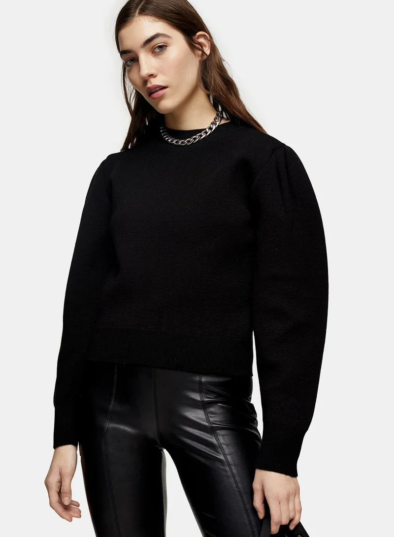 TOPSHOP PU Cycling Shorts