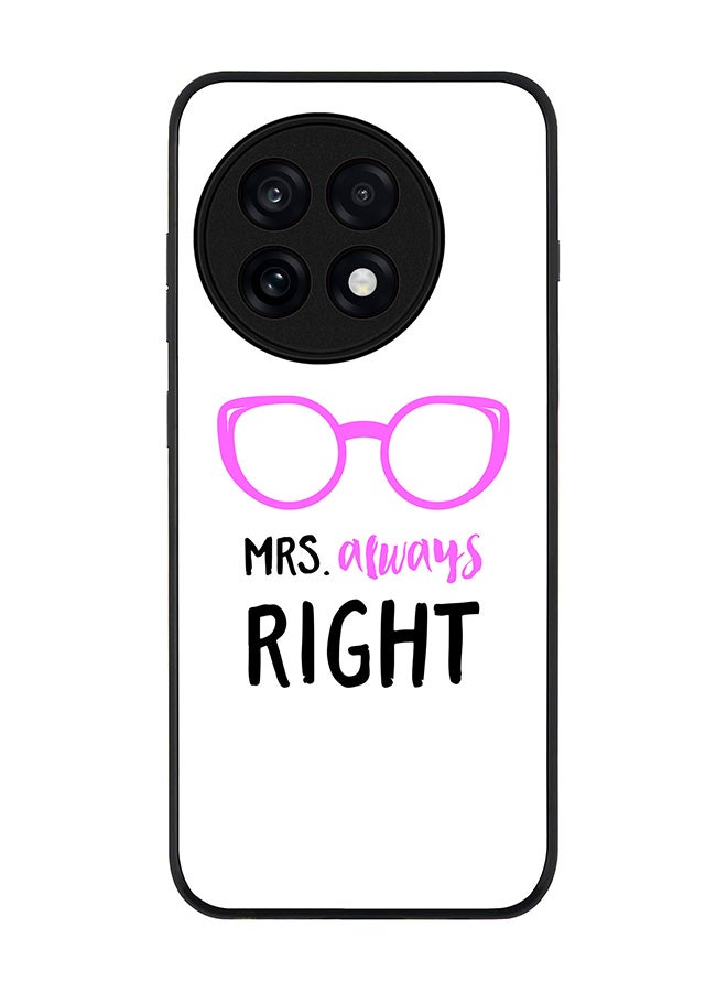 Stylizedd For OnePlus 13R / Ace 5 Pro Case,Slim fit Camera Protection, Shockproof Thin Phone cover  - Mrs. Always Right