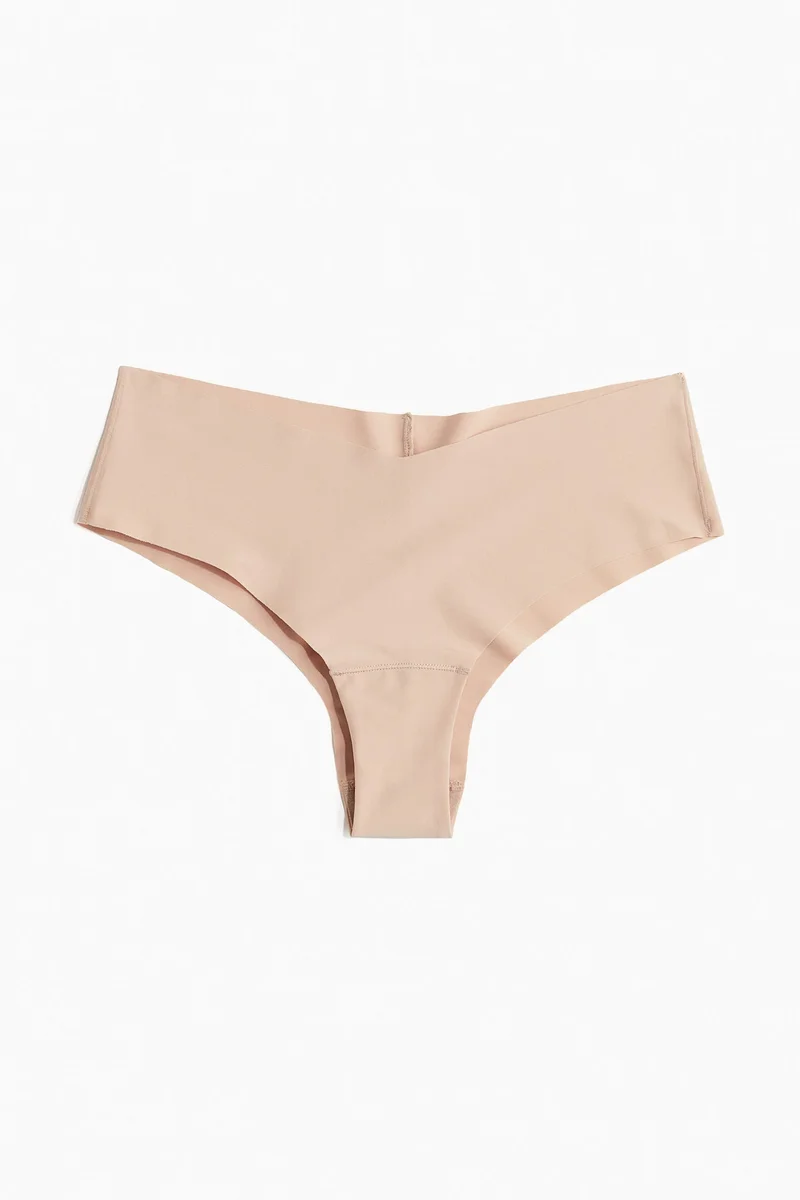 H&M Beige Medium Dusty 3-Pack Invisible Hipster Briefs for Women | Best Price UAE