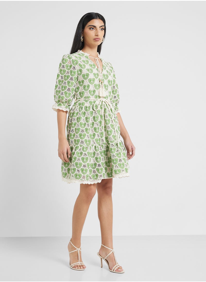 Jovonna London Escala Dress-Green  - Image 4