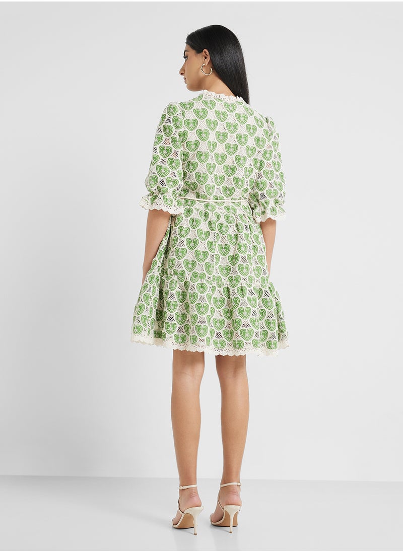 Jovonna London Escala Dress-Green  - Image 2