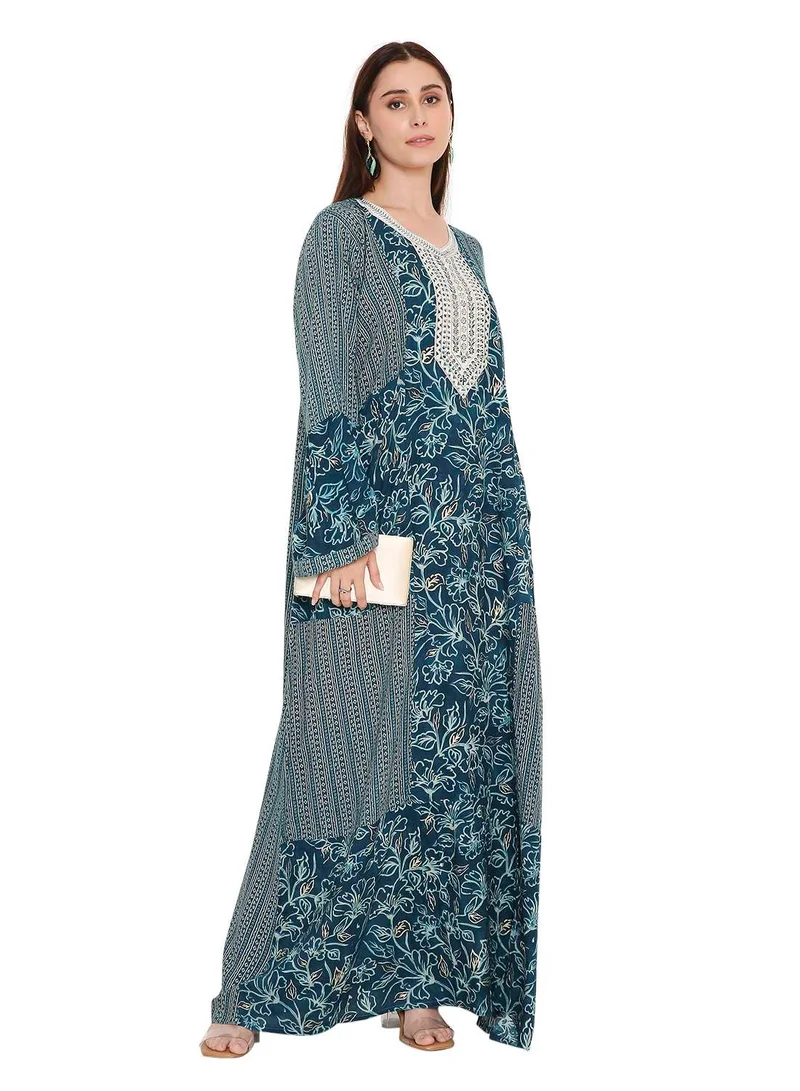 HANA & SARA long traditional kaftan jalabia dress in traditional design