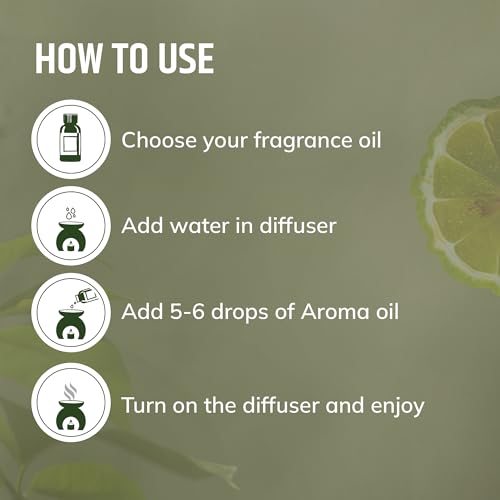 Aromahpure Fragrance Oil | 15 ml | Bergamot Aroma Oil for Home Fragrance | Best for Aromatherapy | Helps in Meditation | Used in Diffusers, Candles, Air Fresheners, Soap, IFRA Certified - Image 3