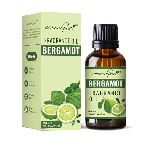 Aromahpure Fragrance Oil | 15 ml | Bergamot Aroma Oil for Home Fragrance | Best for Aromatherapy | Helps in Meditation | Used in Diffusers, Candles, Air Fresheners, Soap, IFRA Certified - Image 1