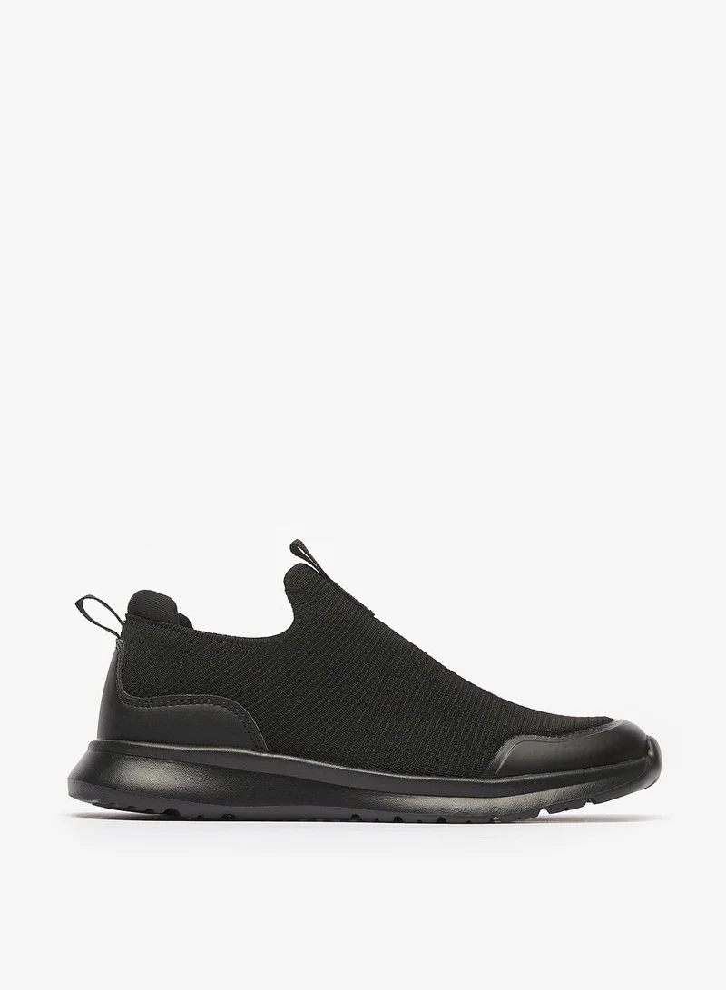 شو اكسبرس Oaklan Textured Slip-On Sports Shoes With Pull Tabs