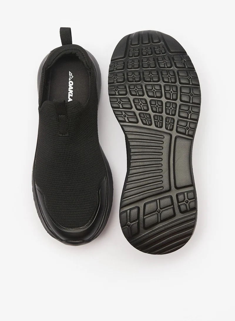 شو اكسبرس Oaklan Textured Slip-On Sports Shoes With Pull Tabs