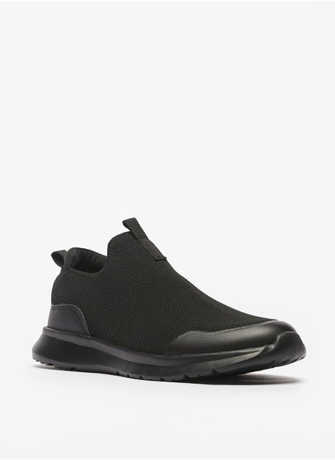 Oaklan Textured Slip-On Sports Shoes With Pull Tabs