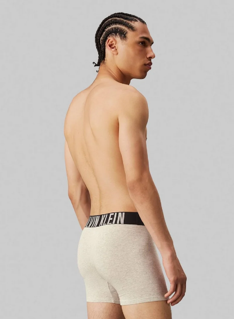 CALVIN KLEIN Men's  3 Pack Boxer Briefs , Multicolour - Cotton