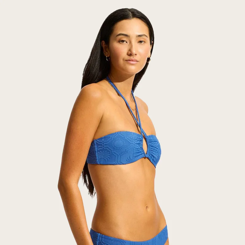 Seafolly  Oasis Diamond Wire Bandeau Bikini Top - Women for Women | Best Price UAE