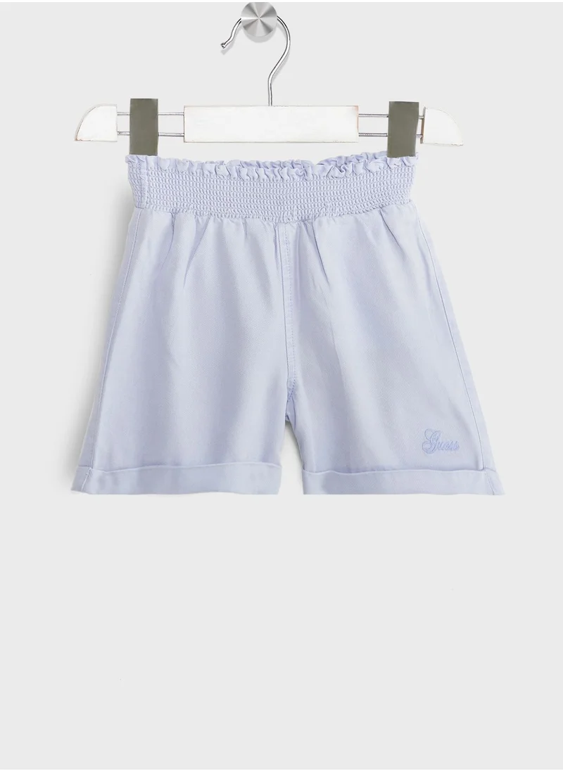 GUESS Kids Ruched Waistband Shorts