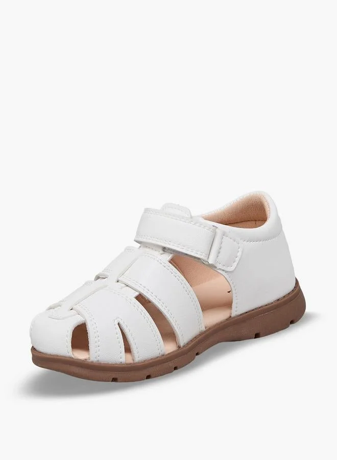 LBL By Shoexpress WHITE Boys Hook & Loop Sandals for Men | Best Price UAE