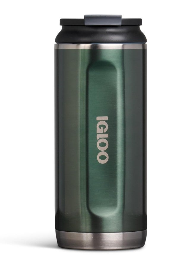 Igloo, 20 OZ Stainless Steel, Tumbler, Flip ‘n’ Sip, Spruce - Image 1