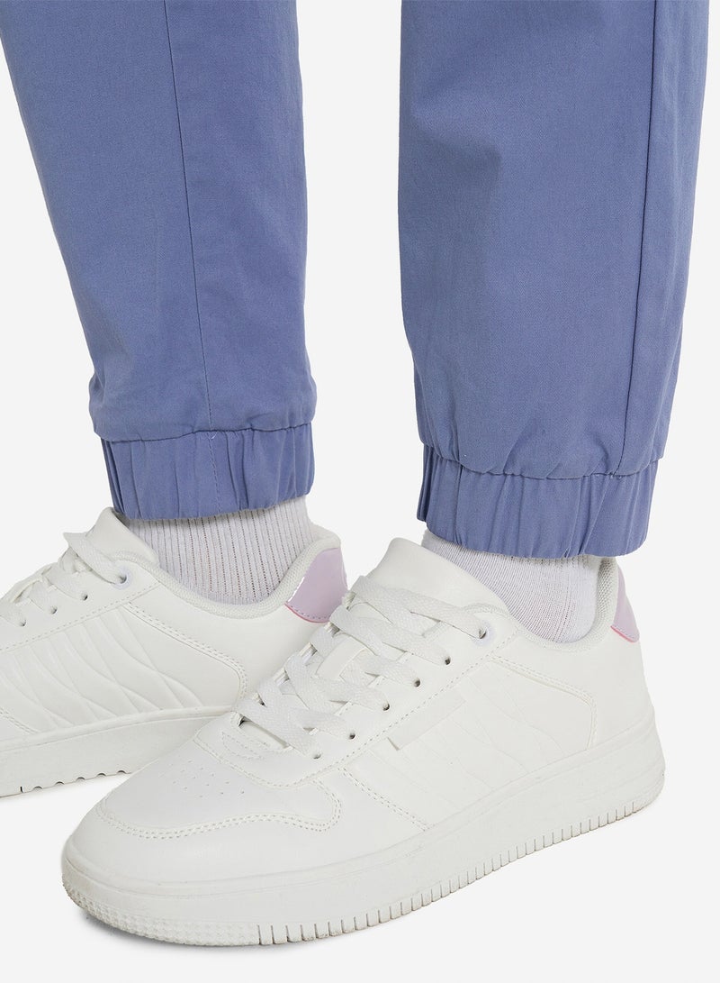 Termit Women's Jogger Pants Blueberry , 98% Cotton, 2% Elastane, Comfortable Fit, 3 Pockets for Skateboarding & Active Lifestyle - Image 4