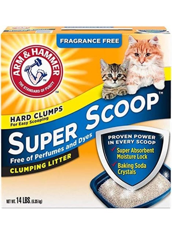 ARM & HAMMER سوبر سكوب رمل قطط متكتل 6.35 كجم - Image 2