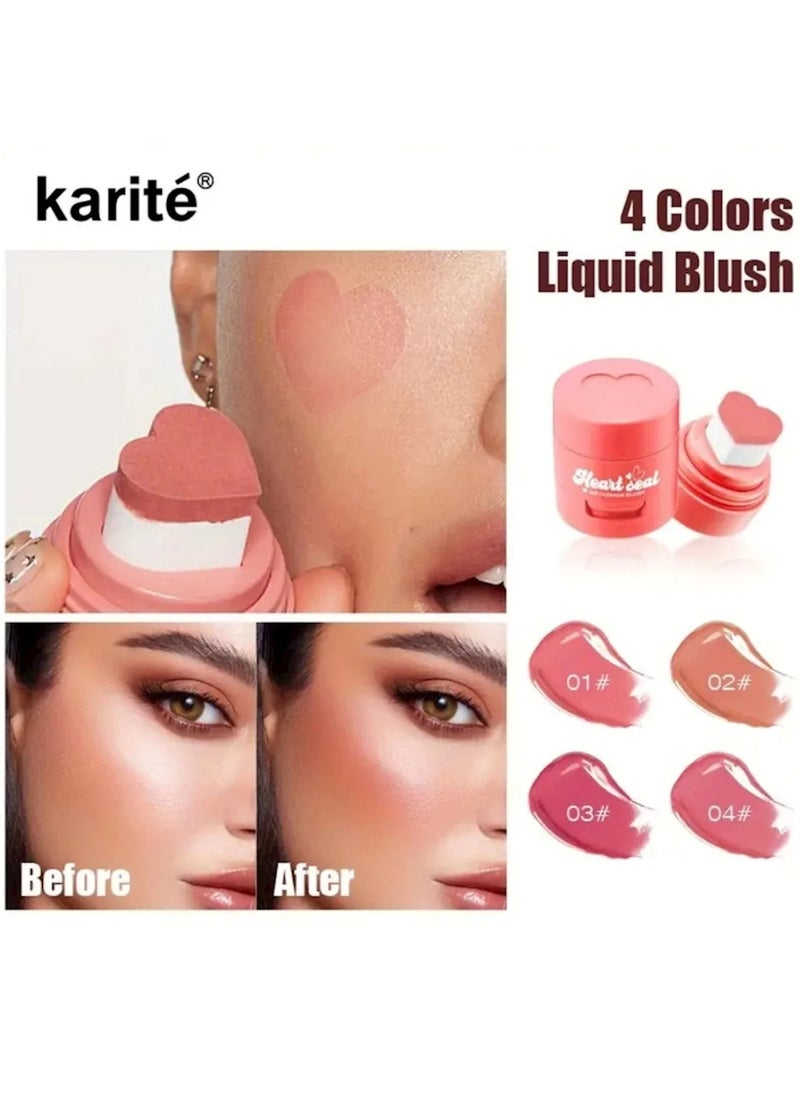KARITE - HEART SEAL AIR CUSHION FORMULA BLUSHER CREAM 01 - Image 1