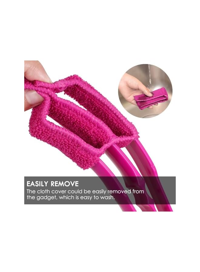 PROMASS Window Blinds Duster, 3 Pack Brush for Air Conditioner shutters Dust Collector Cleaning Cloth Tool with 3 Microfiber - Image 5