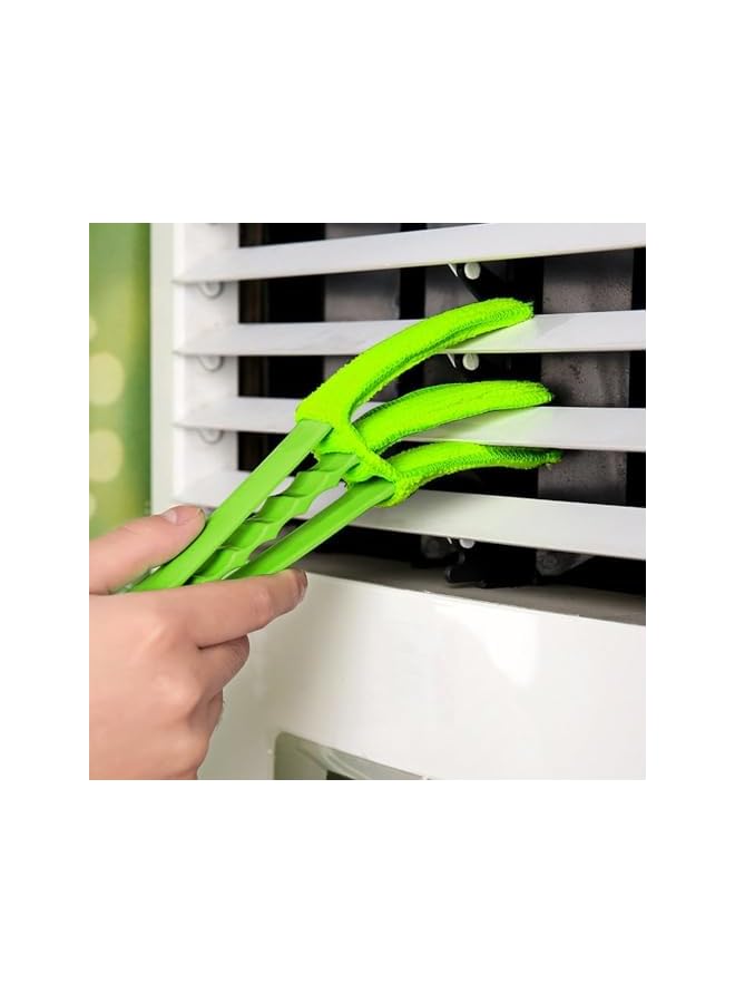 PROMASS Window Blinds Duster, 3 Pack Brush for Air Conditioner shutters Dust Collector Cleaning Cloth Tool with 3 Microfiber - Image 4