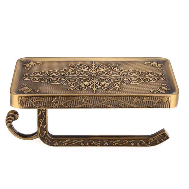 Multi-scene tissue roll rack (for living room, bathroom, kitchen, toilet) gold - Image 1