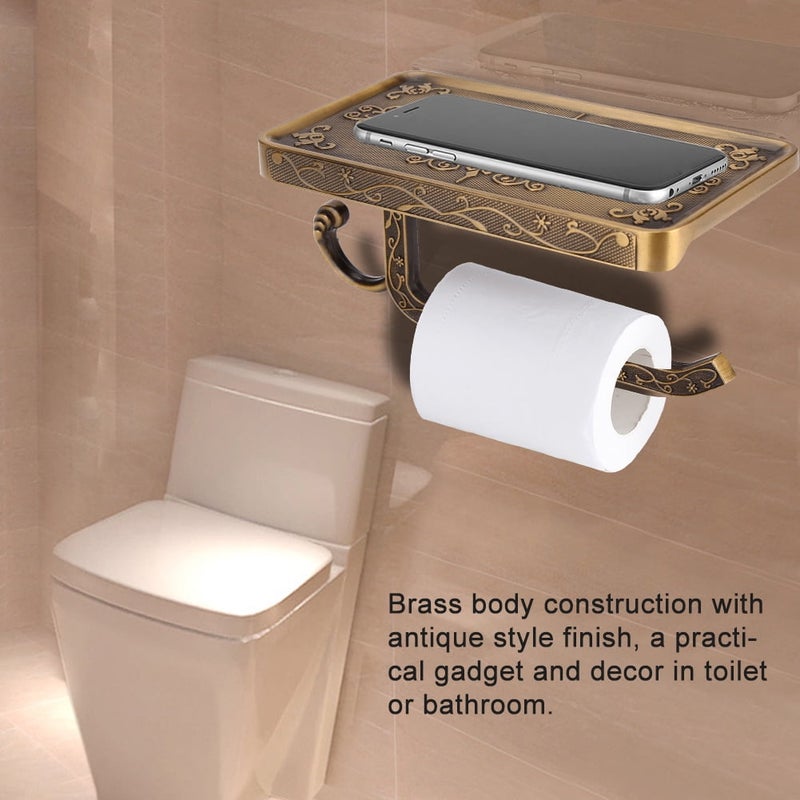 Multi-scene tissue roll rack (for living room, bathroom, kitchen, toilet) gold - Image 2