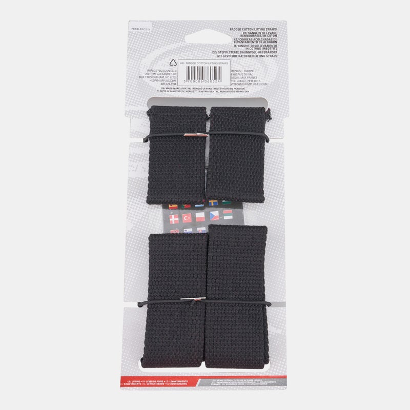 Harbinger Padded Cotton Lifting Straps - Image 2