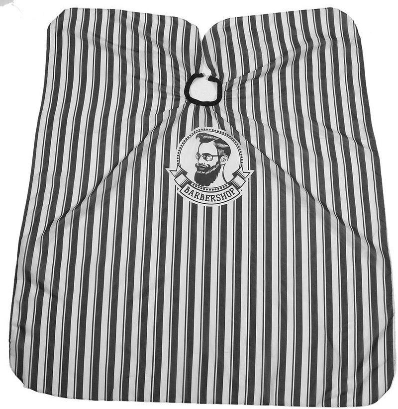Hairdressing Apron, Barber Cape with Metal Buckle and Adjustable Strap, Breathable Anti Static Fabric for Hair Cutting and Hair Dyeing Protection (Black) - Image 4
