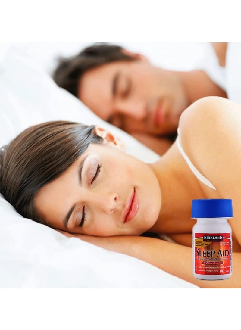 Kirkland Signature Sleep Aid Doxylamine Succinate 25 Mg 2x96 Tablets  - Image 3