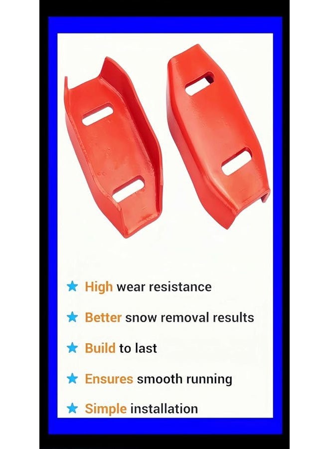 fascinatte US- Pro-Po Parts Shop (2pk) Snowblower Skid Plates for MTD 0248-3851,John Deere, Ariens 02483851 Replaces 02483859 0106500 0245995 02483851 2483859 106500 245995 - Image 2