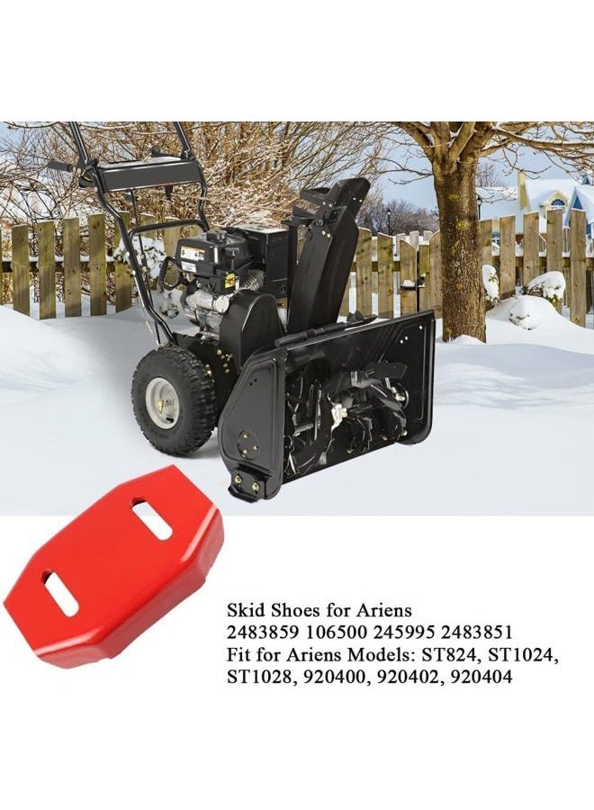 fascinatte US- Pro-Po Parts Shop (2pk) Snowblower Skid Plates for MTD 0248-3851,John Deere, Ariens 02483851 Replaces 02483859 0106500 0245995 02483851 2483859 106500 245995 - Image 5