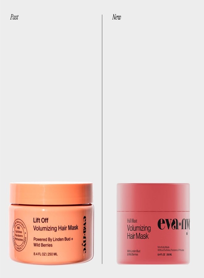 Eva NYC Volumizing Lightweight Deep Conditioning Treatment Mask for Fine Hair - Adds Volume + Body - Soften + Deeply Moisturize Hair - Vegan + Sulfate Free - Salted Citron Scent - 8.4 fl oz - Image 2