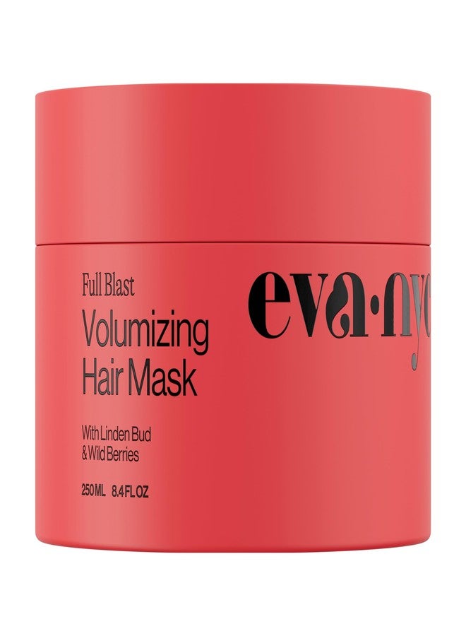 Eva NYC Volumizing Lightweight Deep Conditioning Treatment Mask for Fine Hair - Adds Volume + Body - Soften + Deeply Moisturize Hair - Vegan + Sulfate Free - Salted Citron Scent - 8.4 fl oz - Image 1