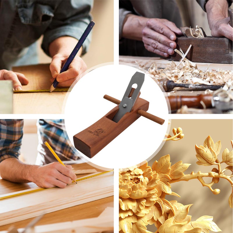 Professional Wood Hand Planer Smoothing Plane with Sharp Blade for Woodworking Carpentry - Image 5