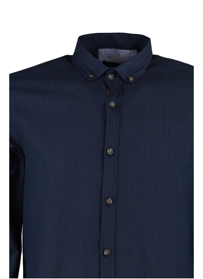 trendyol - Shirt - Dark blue - Slim fit - Image 1