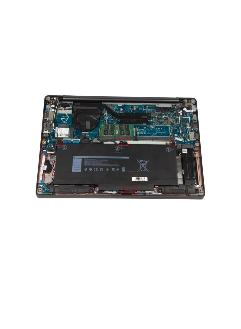 Terabyte (MXV9V) بطارية لجهاز ديل لابتوب Latitude 5300 5310 7400 E5300 E5310 E7300 E7400، Latitude 5300 5310 2 في 1، لجهاز ديل إنسبيرون 7300/7306 (2 في 1) سلسلة سوداء P96G بديل - Image 3