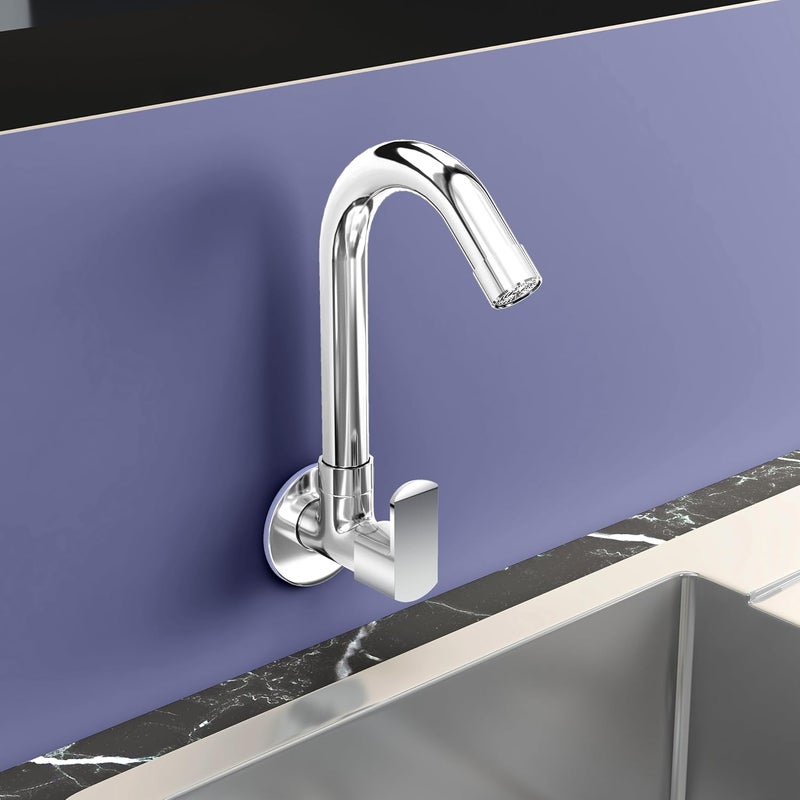Planet Single Lever Kitchen Tap with WaterSaving TechnologySink Tap for Kitchen and Bathroom Accessories Pack of 1 APS1287 Chrome Finish - Image 1