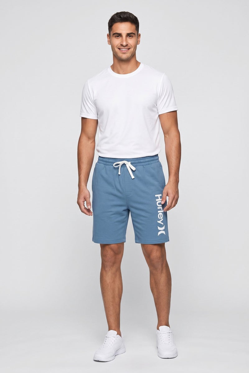 Hurley Men Sportswear Fit Drawstring Outdoor Shorts, Slate Blue - Image 2