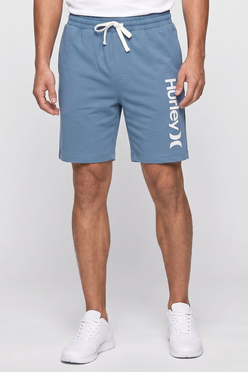 Hurley Men Sportswear Fit Drawstring Outdoor Shorts, Slate Blue - Image 1
